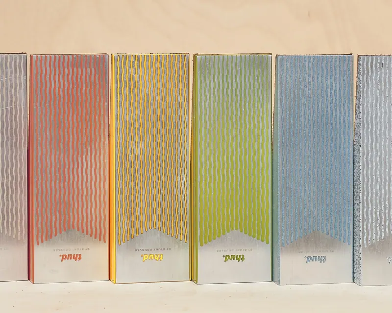 Stops in a run of textured finishes
