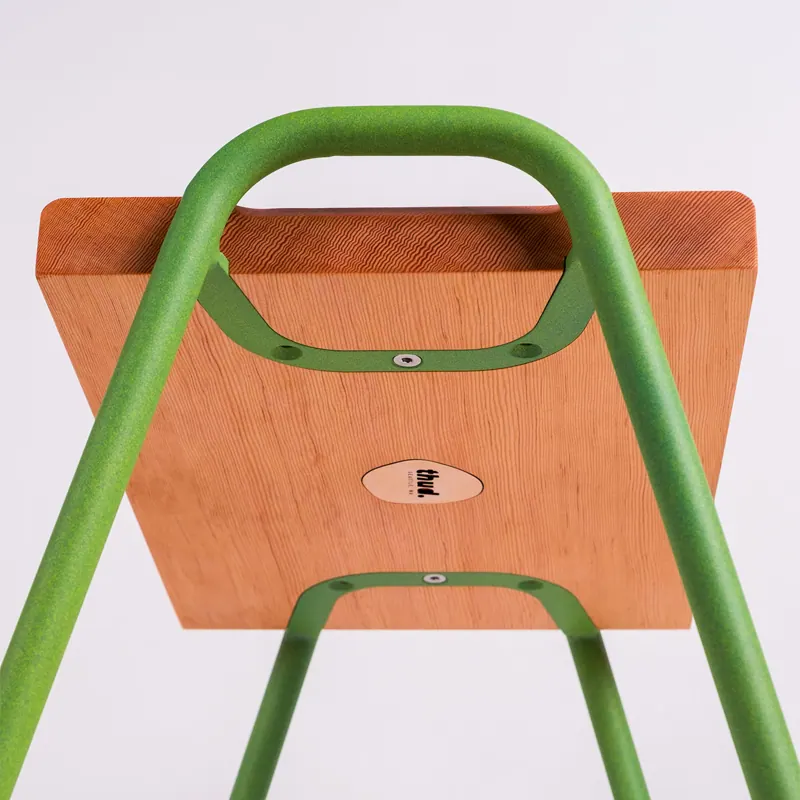 Stool frame in WMM Green