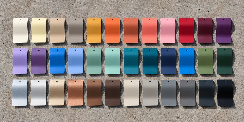 Solid colors, metallics, and blacks