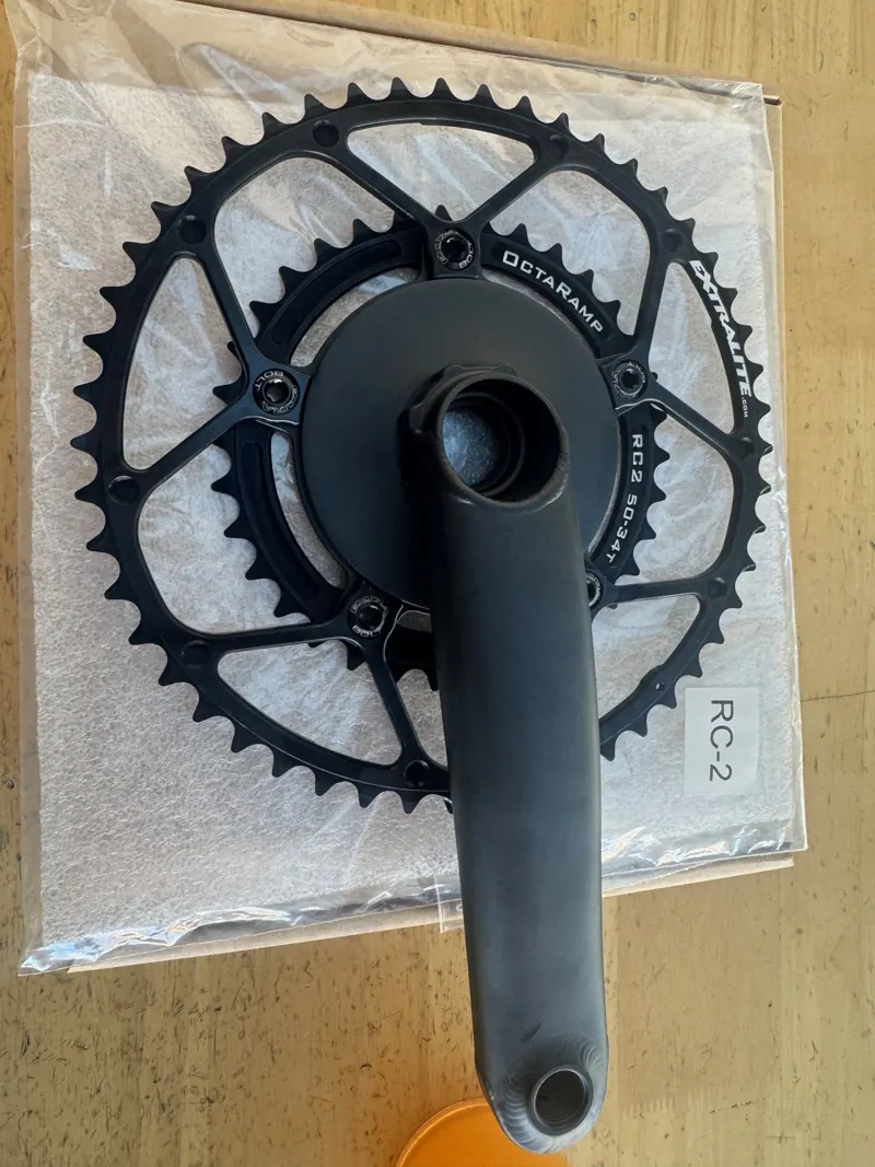 Crank and chainring
